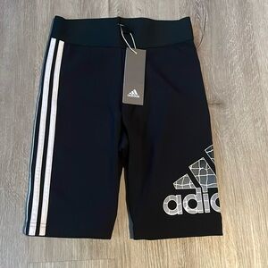 ADIDAS logo printed biker Shorts size XS